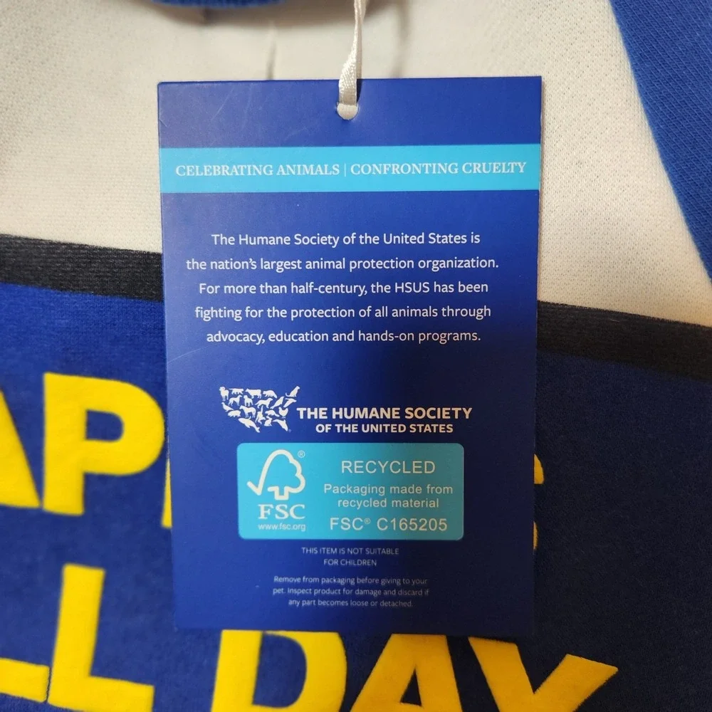 Après All Day Dog Sweatshirt Blue White Ski Lodge Pet Outfit‎ Apparel Size M New